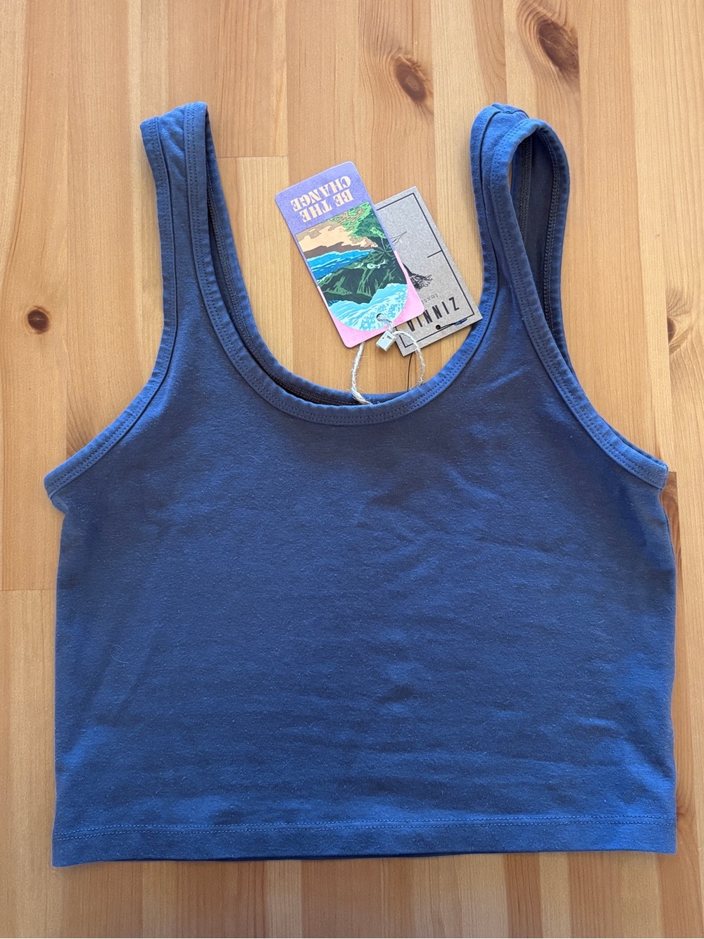 NWT Jungmaven Sporty Tank in Diesel Gray, S